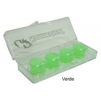 PROTETOR DE OUVIDO HAMMERHEAD SILICONE - VERDE